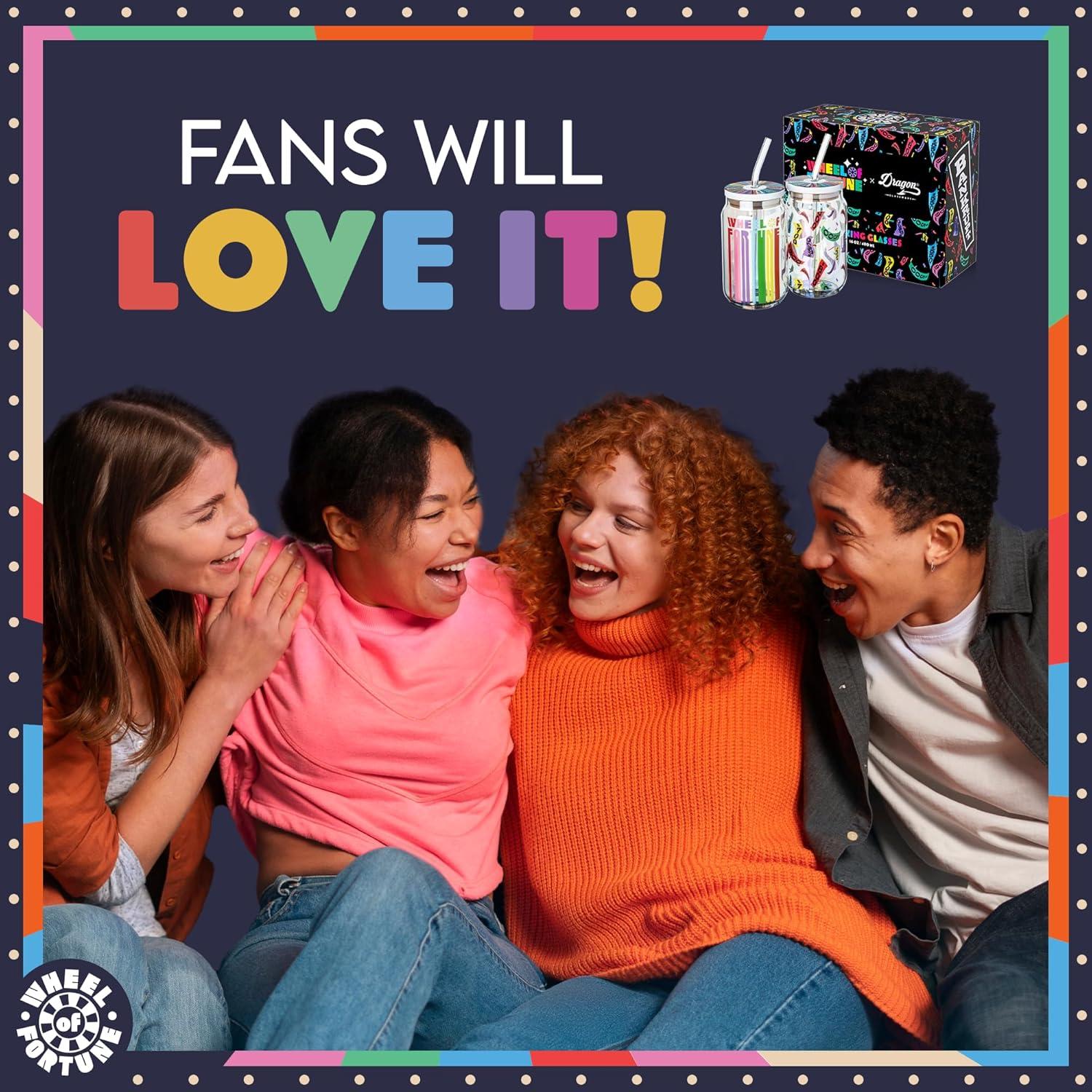 Set de Vasos Dragon Glassware Ruleta de la Fortuna 2 Pzas