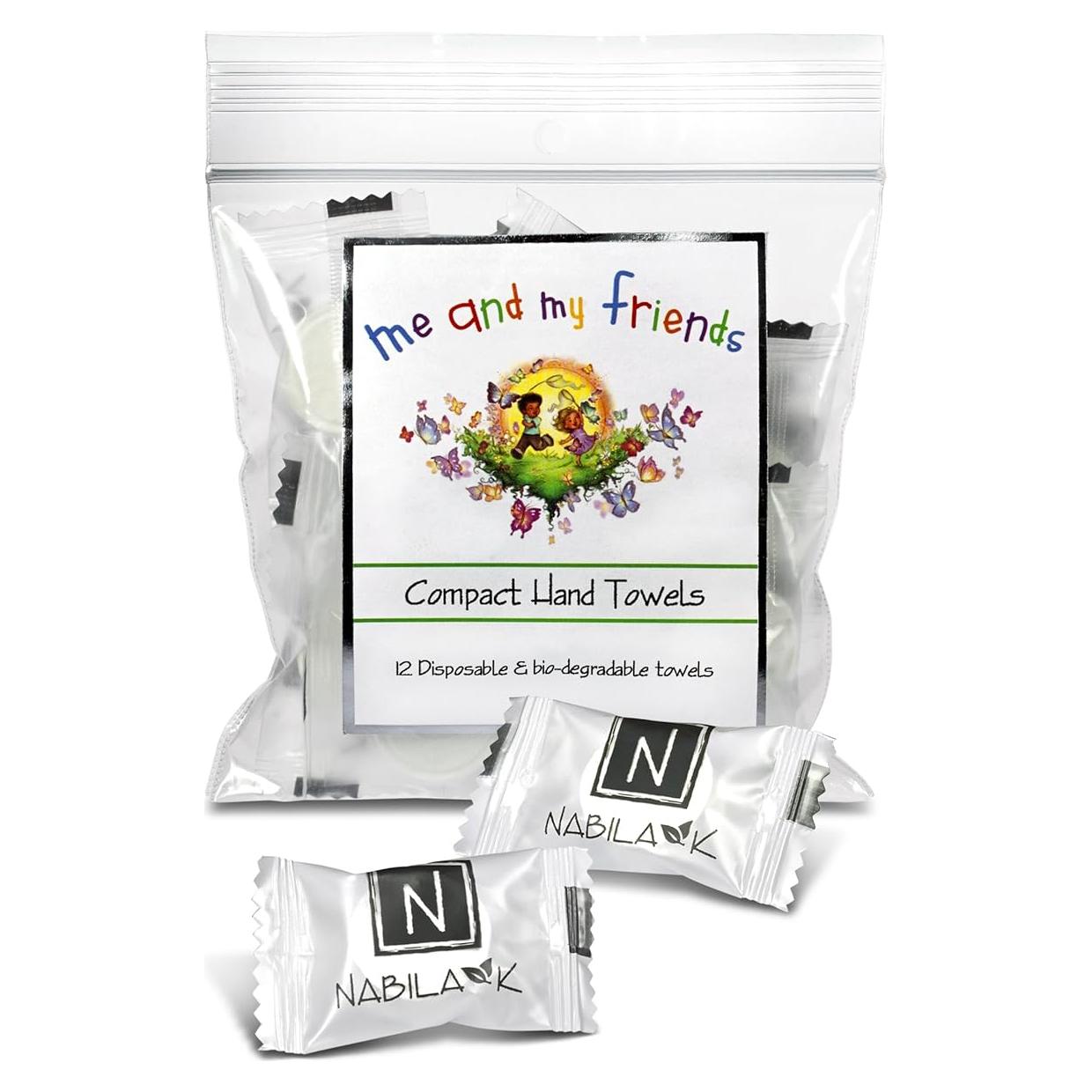 Toallas de Mano Desechables Nabila K - 12 Toallas Expandibles