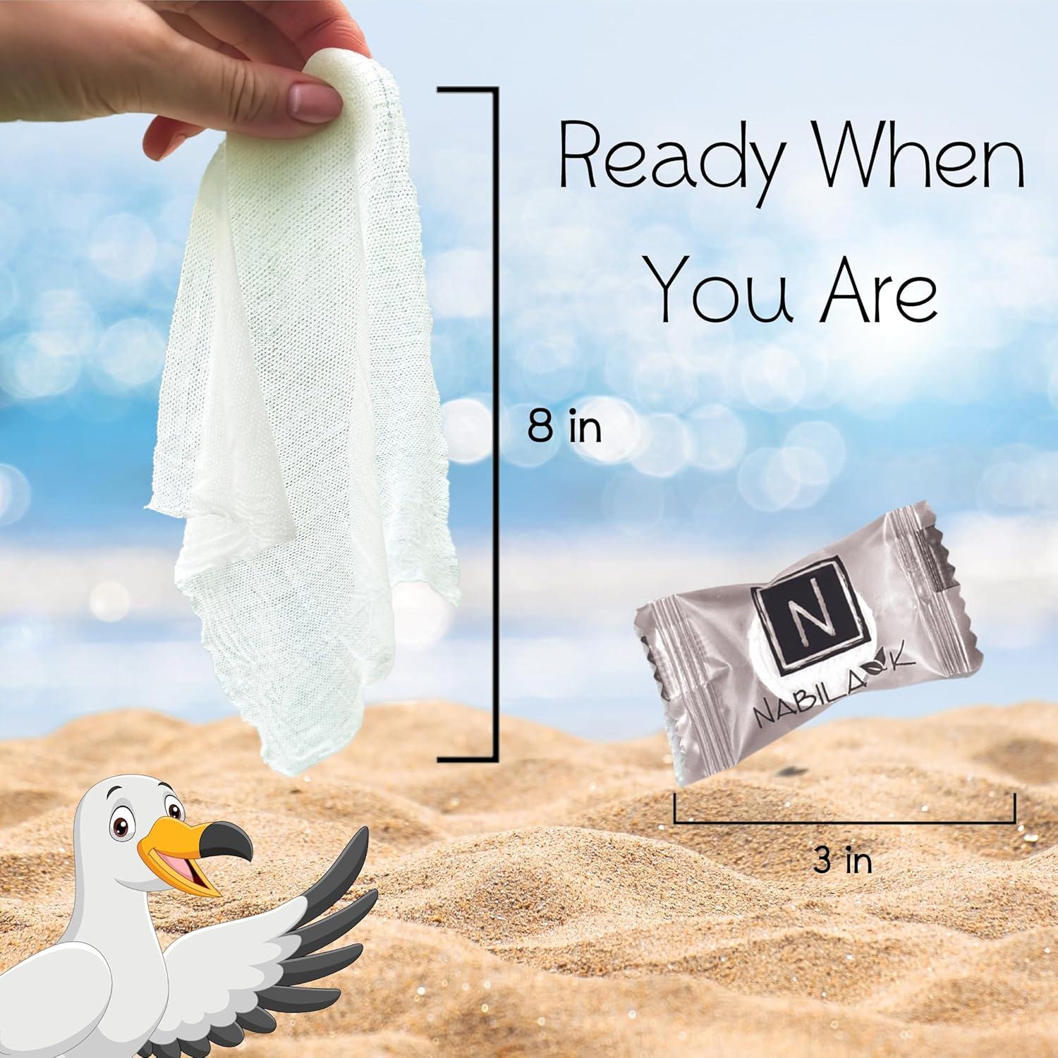 Toallas de Mano Desechables Nabila K - 12 Toallas Expandibles