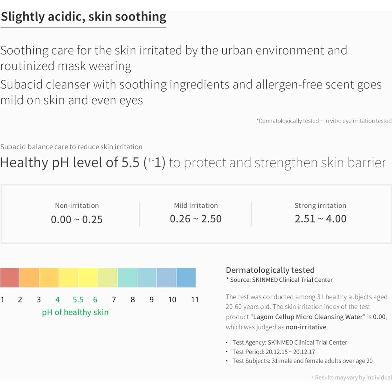 Agua Micelar Limpiadora LAGOM 350 ml Hidratante Facial