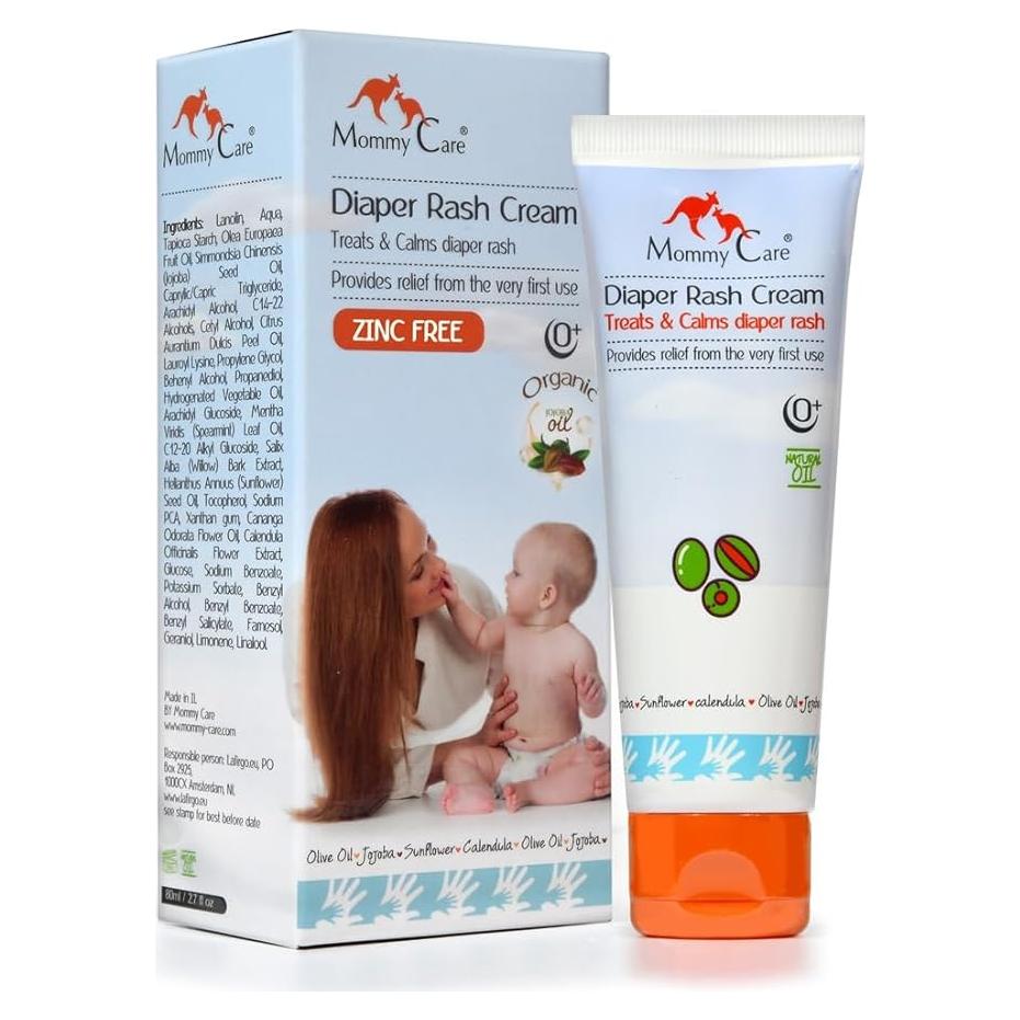 Crema para erupciones de pañal Mommy Care 80ml - Sin zinc