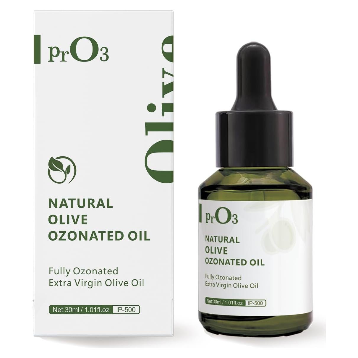 Aceite de Oliva Ozonizado PrO3 - 29.57 ml - Orgánico Natural