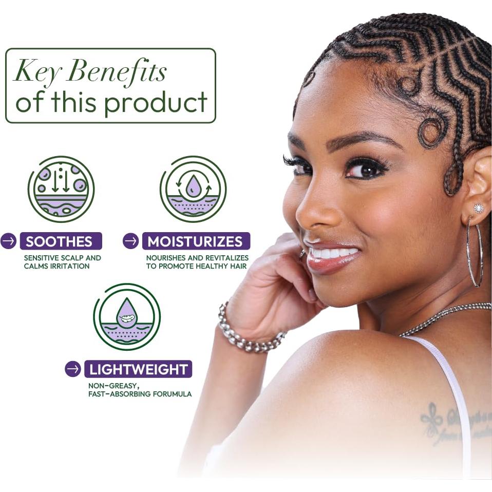 ORS Aceite Calmante para Cuero Cabelludo Braidzone 4 Pack 4.3 oz