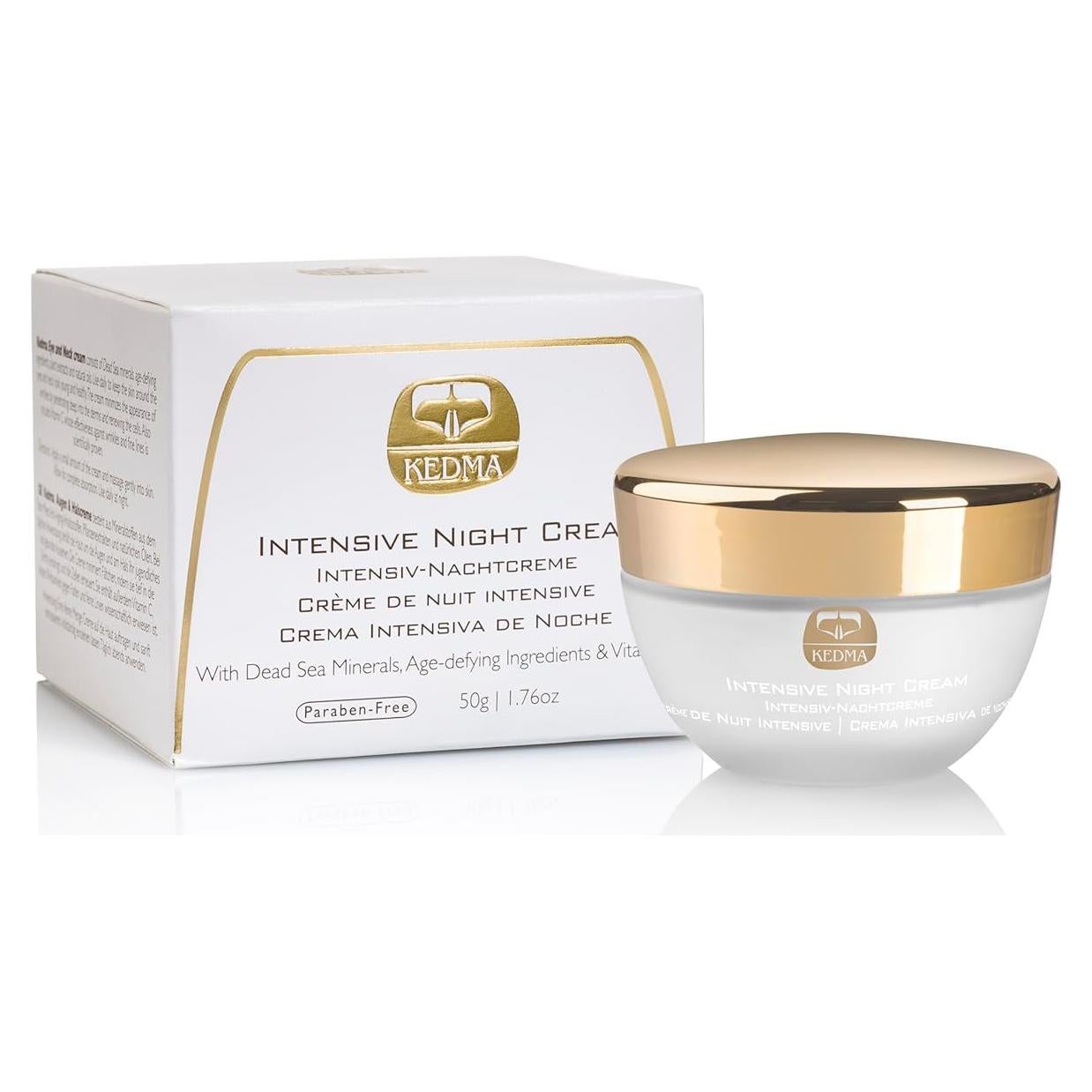 Crema Nocturna Hidratante KEDMA con Retinol y Minerales 50 g