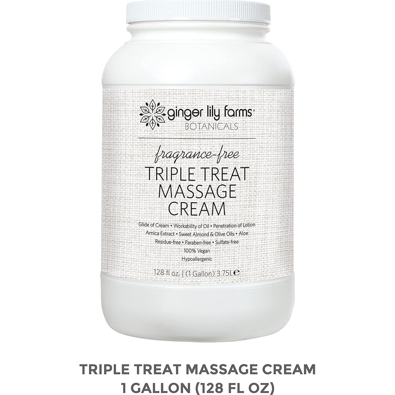 Crema de Masaje Hipoalergénica Ginger Lily Farms 3.78L