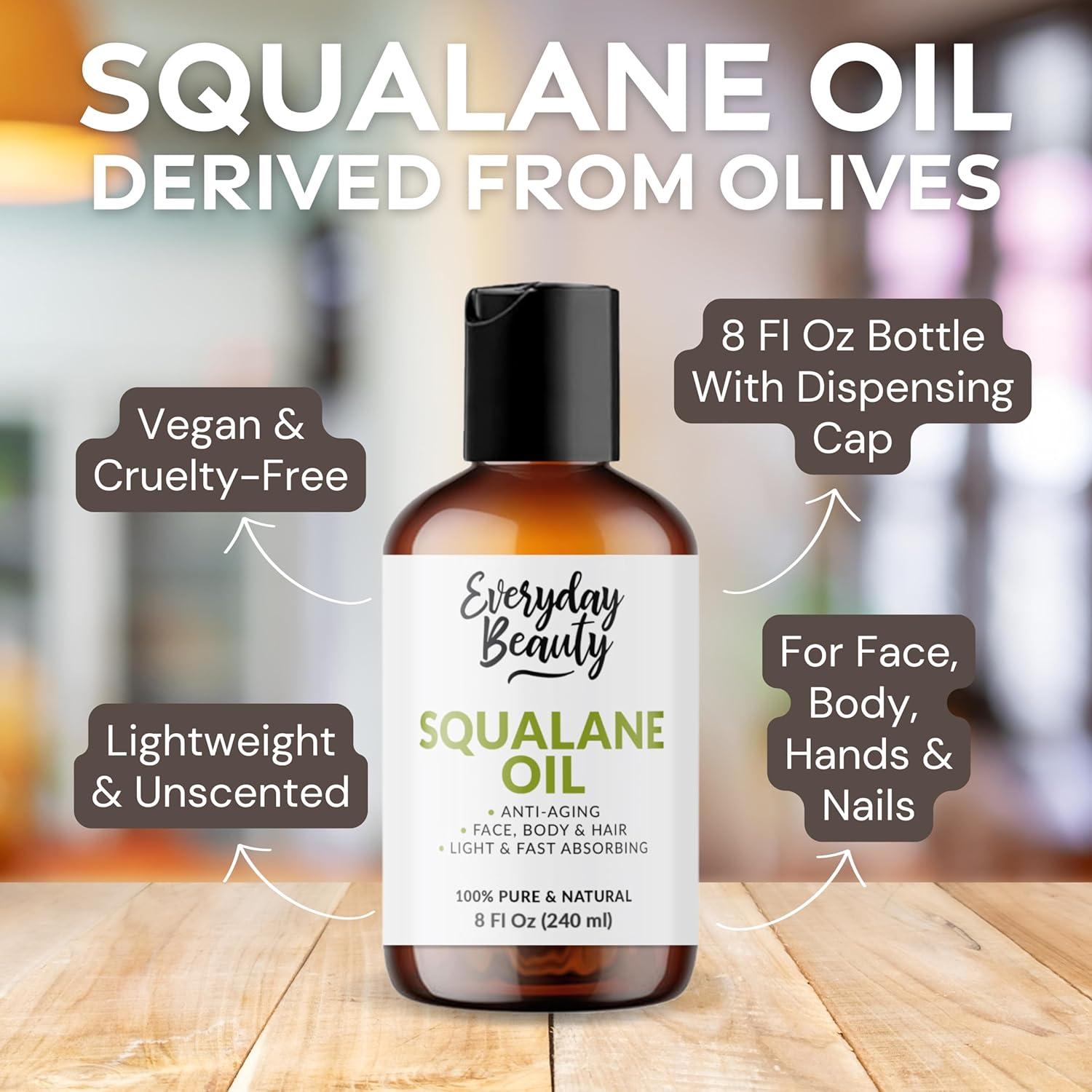 Aceite de Esqualano 100% Puro Belleza Cotidiana 236.6ml