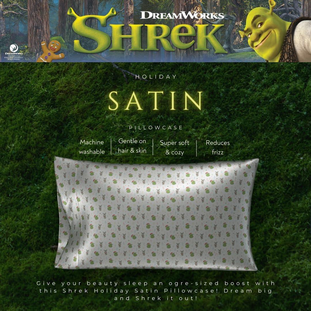 Funda de Almohada Satén Shrek Holiday 50x76 cm Franco