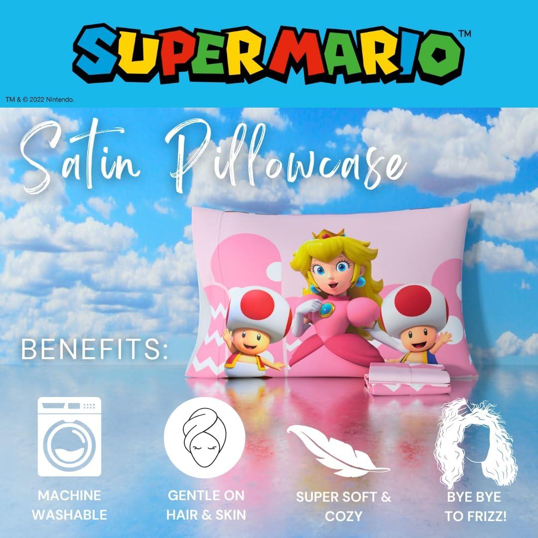 Funda de Almohada Reversible Franco Princesa Peach 50x76 cm