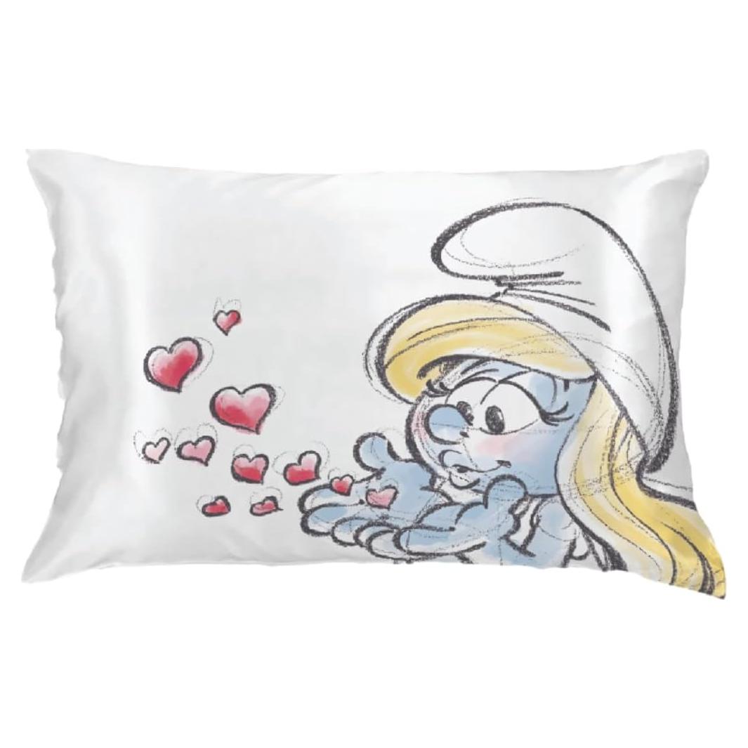 Funda de Almohada Satén La Smurfs Smurfette 50x76 cm
