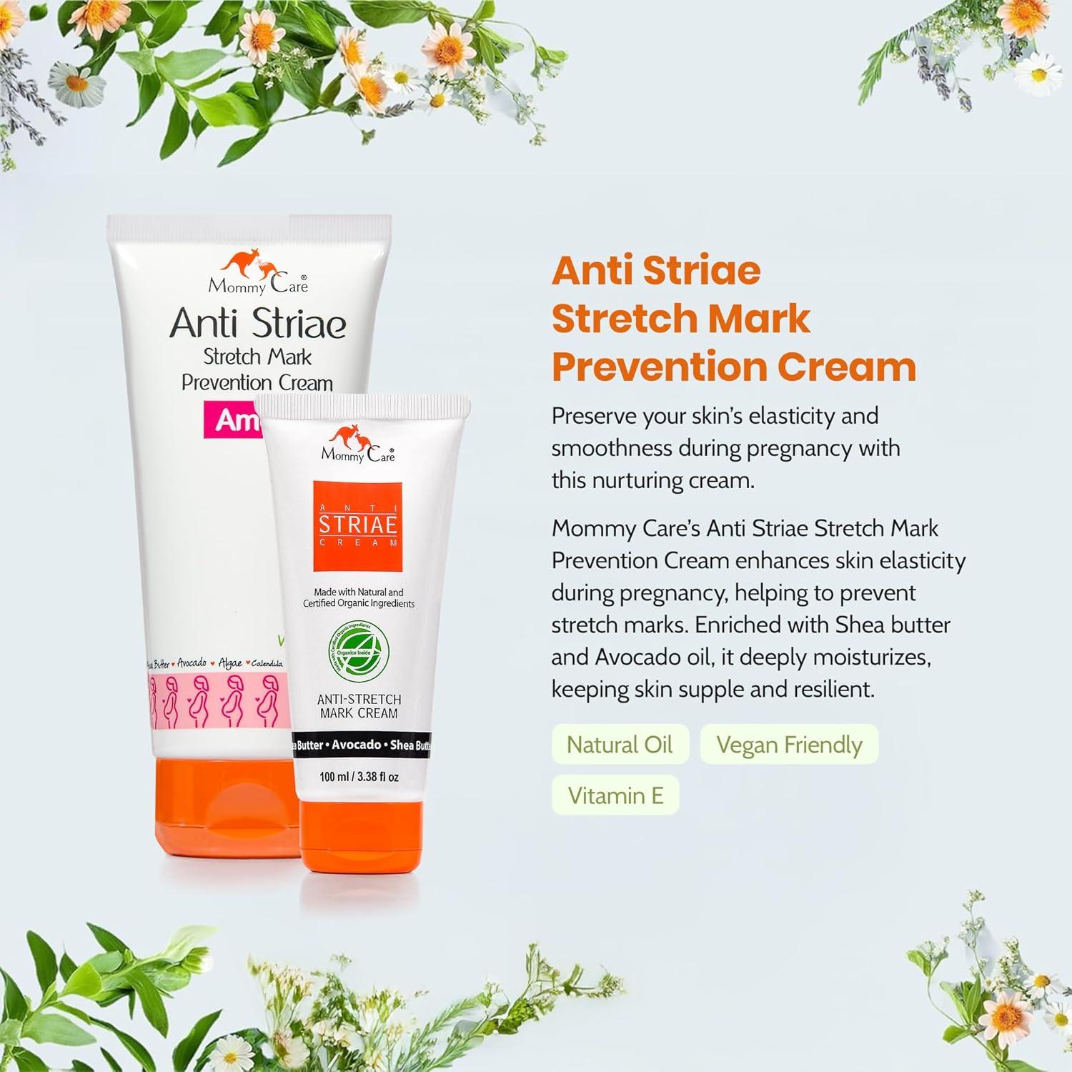 Crema Preventiva de Estrías Mommy Care 100 ml - Vegana y Hidratante