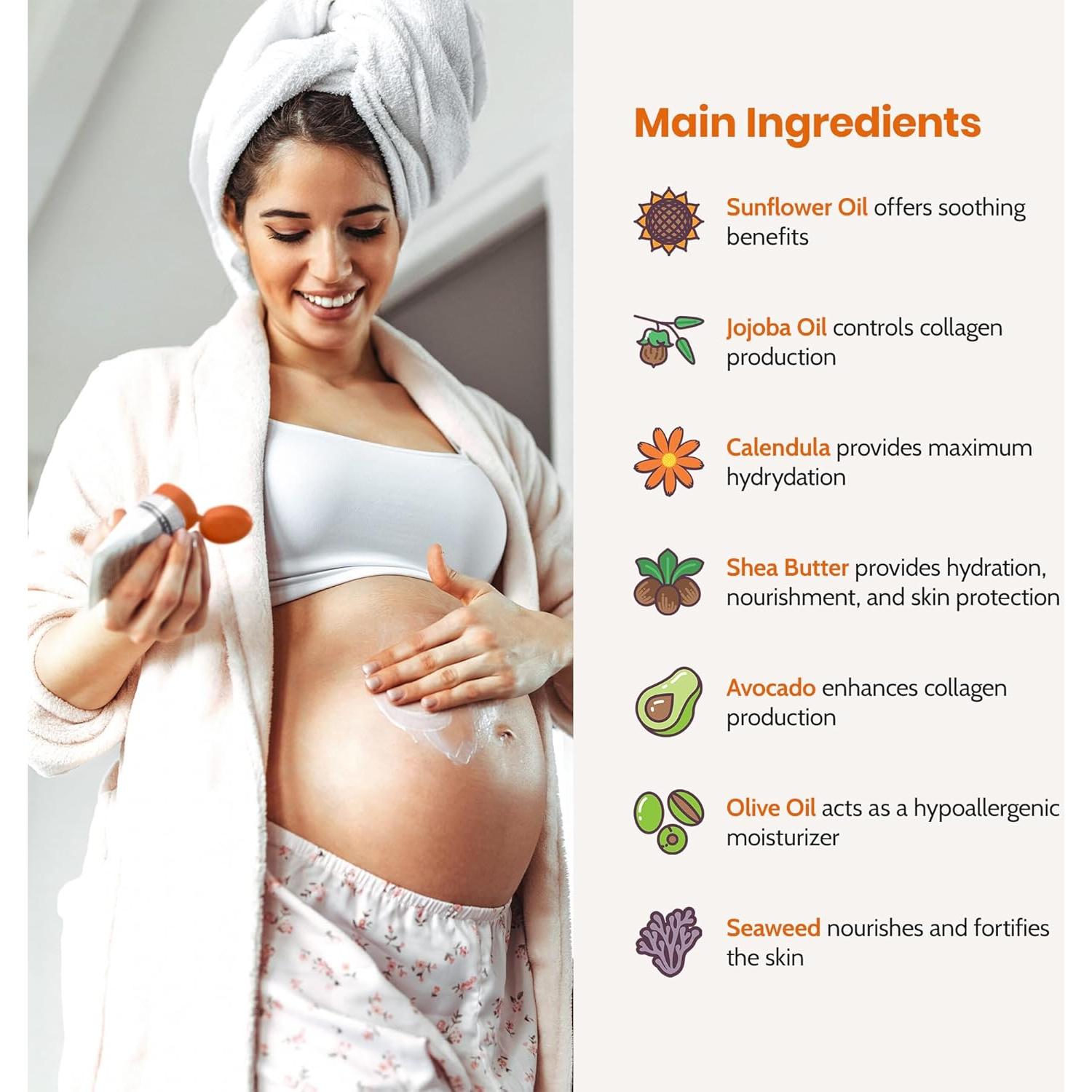 Crema Preventiva de Estrías Mommy Care 100 ml - Vegana y Hidratante