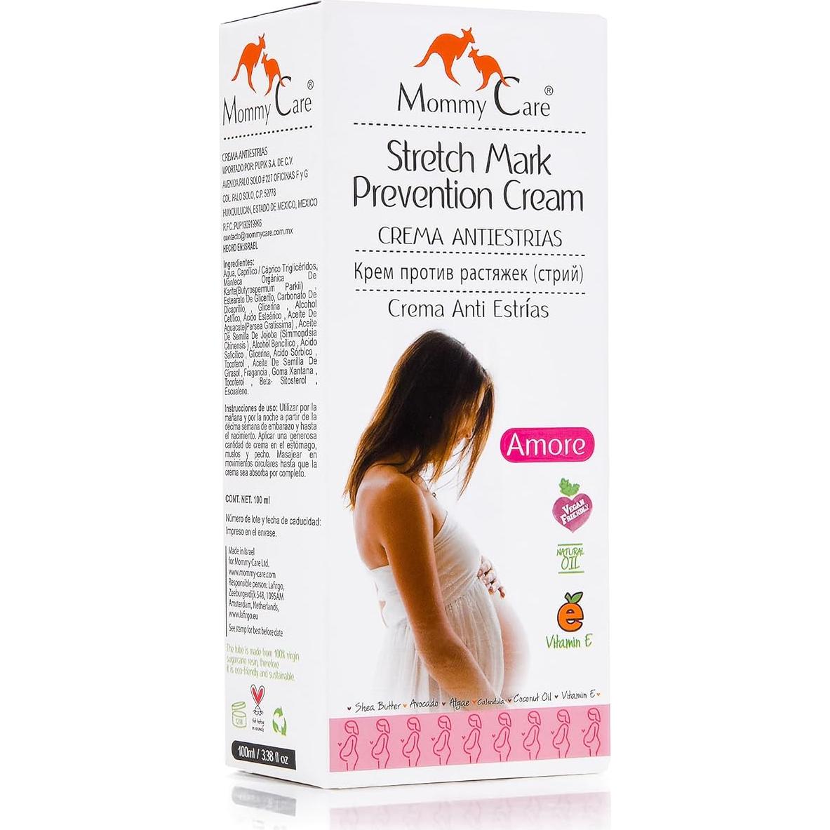 Crema Preventiva de Estrías Mommy Care 100 ml - Vegana y Hidratante