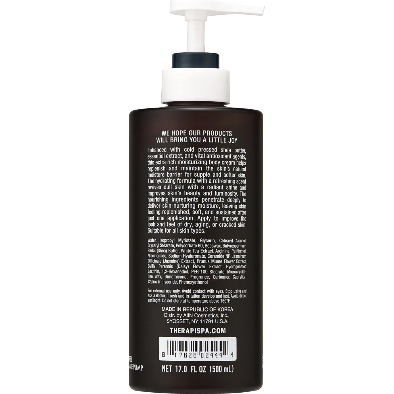 Loción Corporal Hidratante AIIN 502 ml Té Blanco - Nutritiva