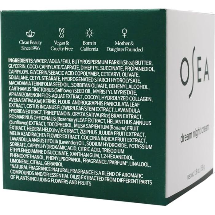 Crema Nocturna Hidratante OSEA 230g - Anti-Envejecimiento con Retinol