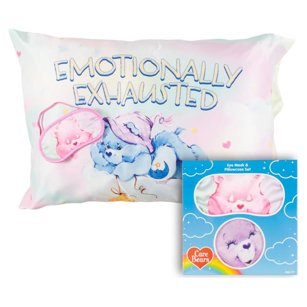 Funda de Almohada y Máscara Care Bears Satén 20x30
