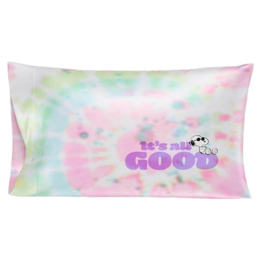 Funda Almohada Satén Snoopy Tie Dye 50x76 cm
