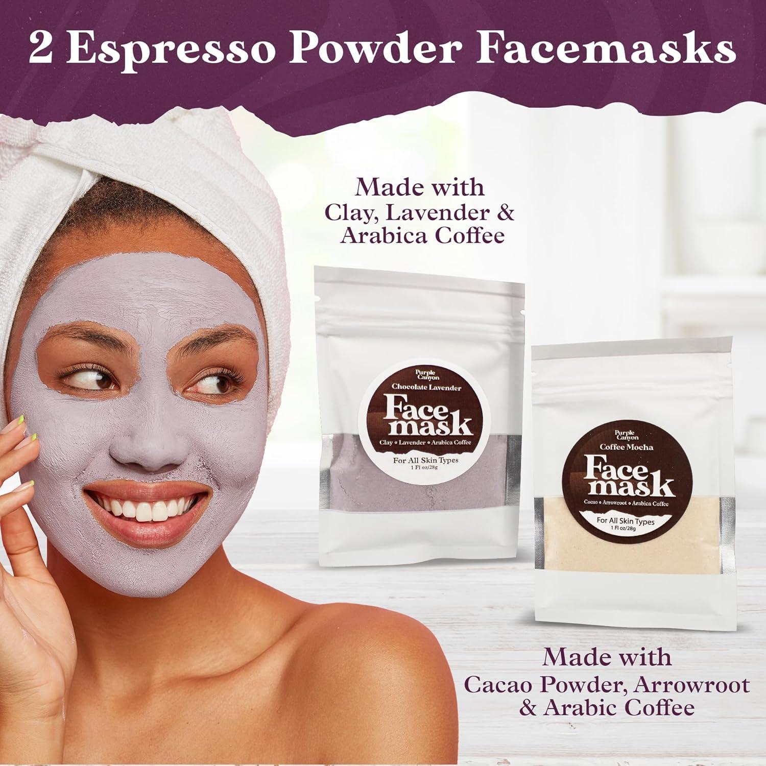 Caja de Regalo Spa 7 Piezas Café Rico Mocha y Lavanda