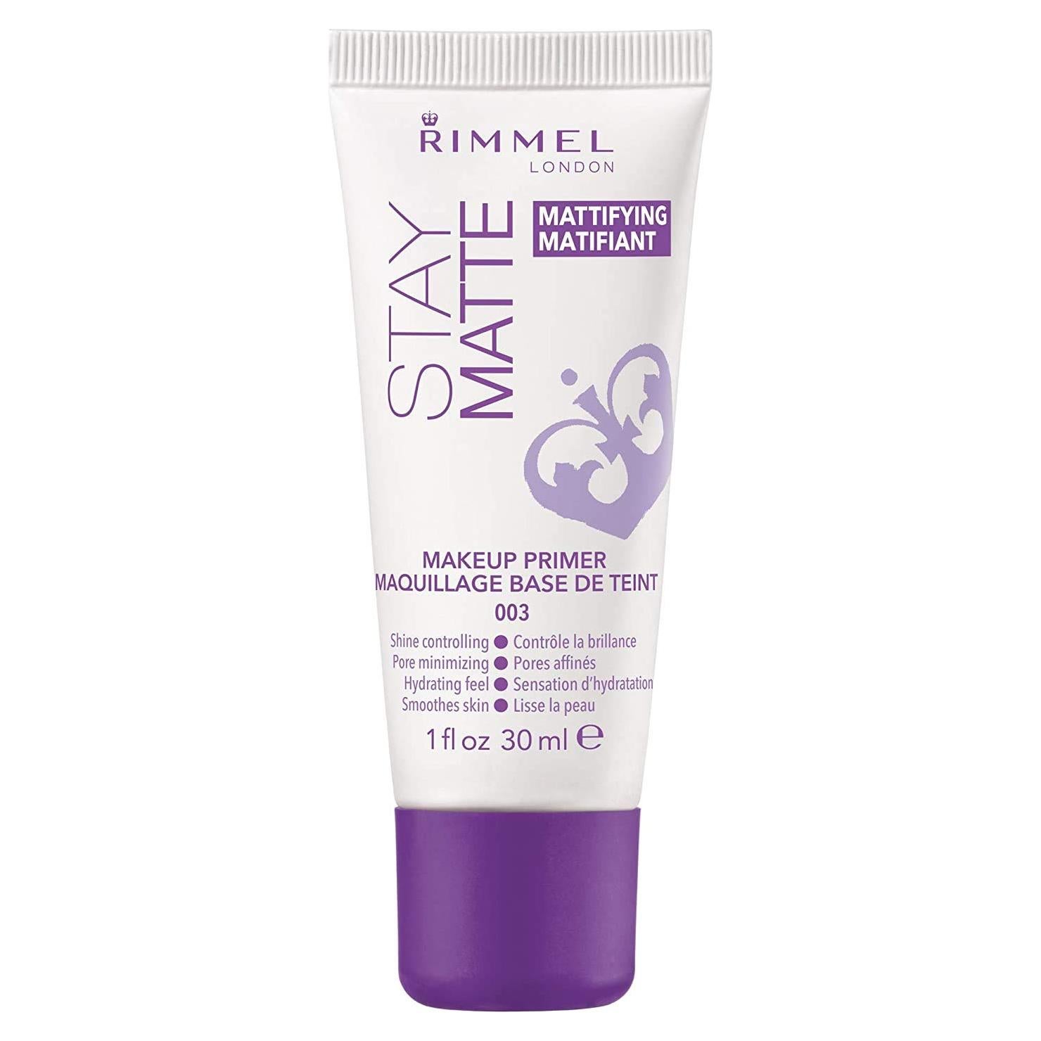 Rimmel London Stay Matte Primer 28g - Controla Brillo y Pores