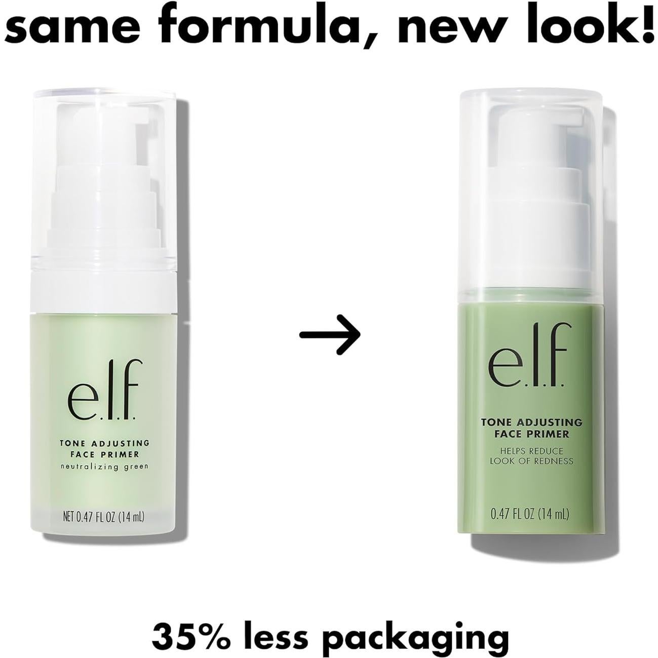 Primer Facial e.l.f. Neutralizador de Tono Verde 13.3g