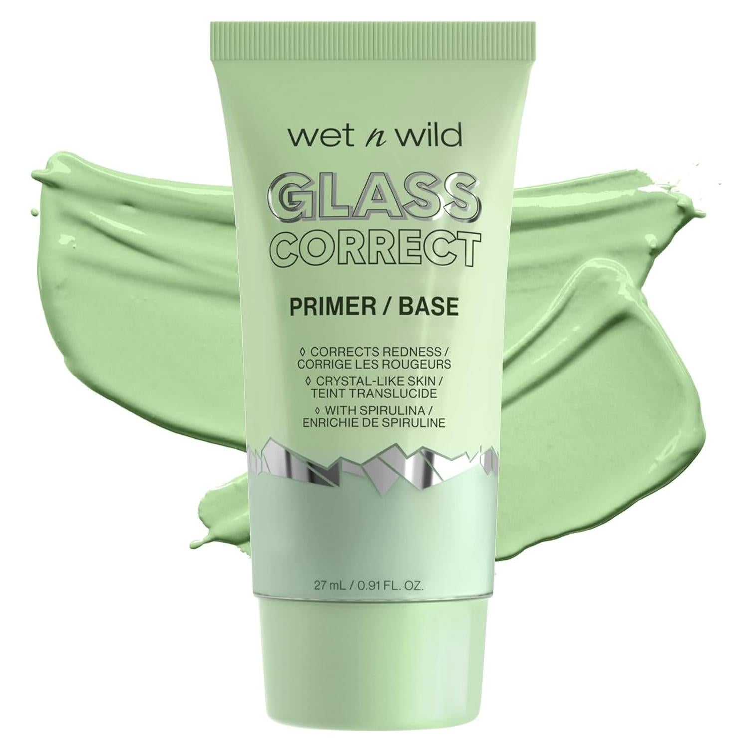 Primer Corrector de Color Wet n Wild 27 ml Verde Piel de Vidrio