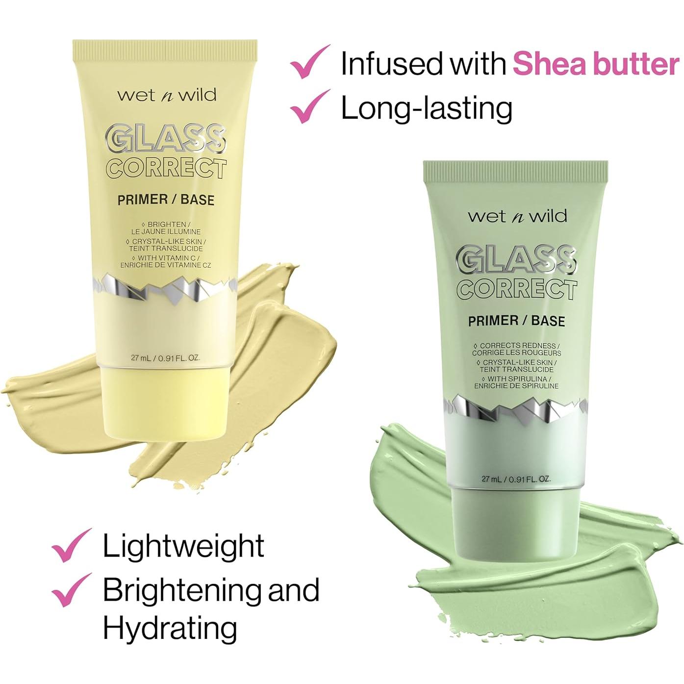 Primer Corrector de Color Wet n Wild 27 ml Verde Piel de Vidrio