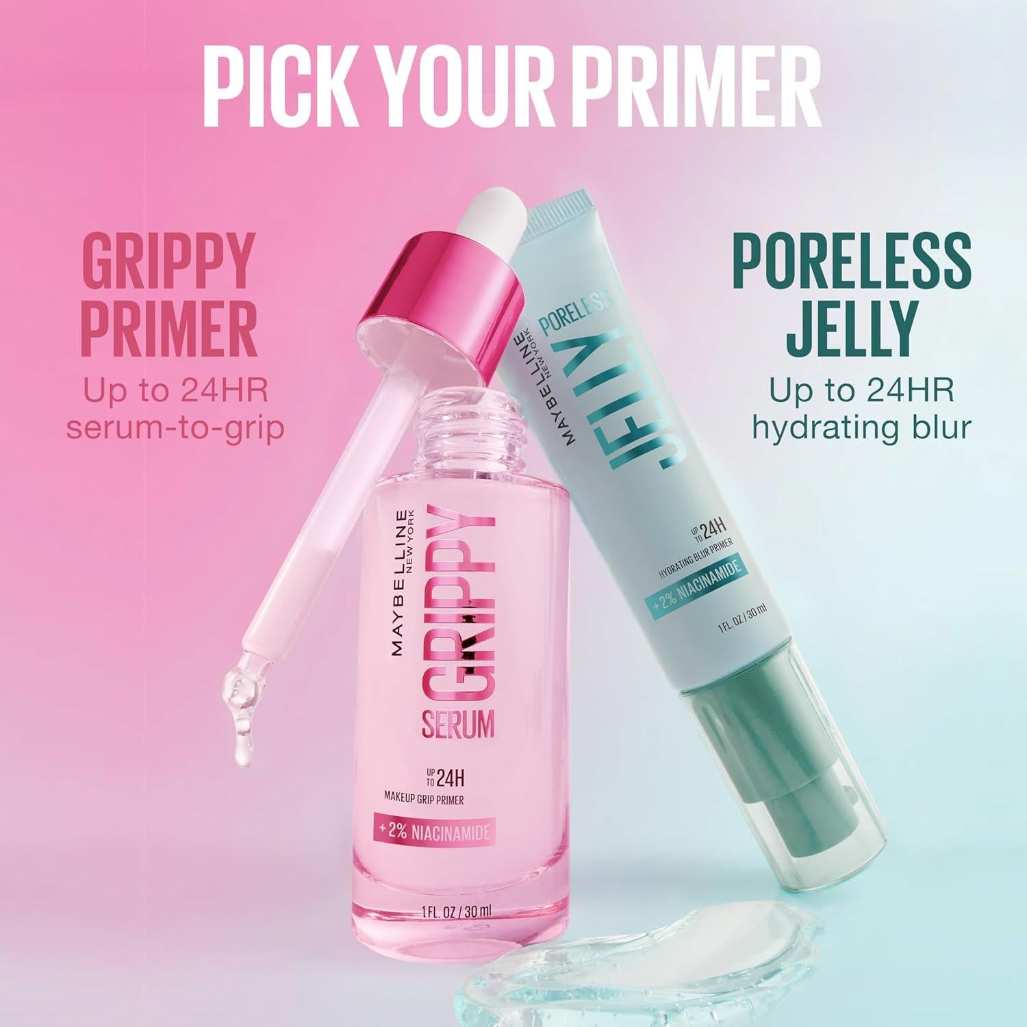 Primer Hidratante Maybelline Poreless Jelly 24h 28g