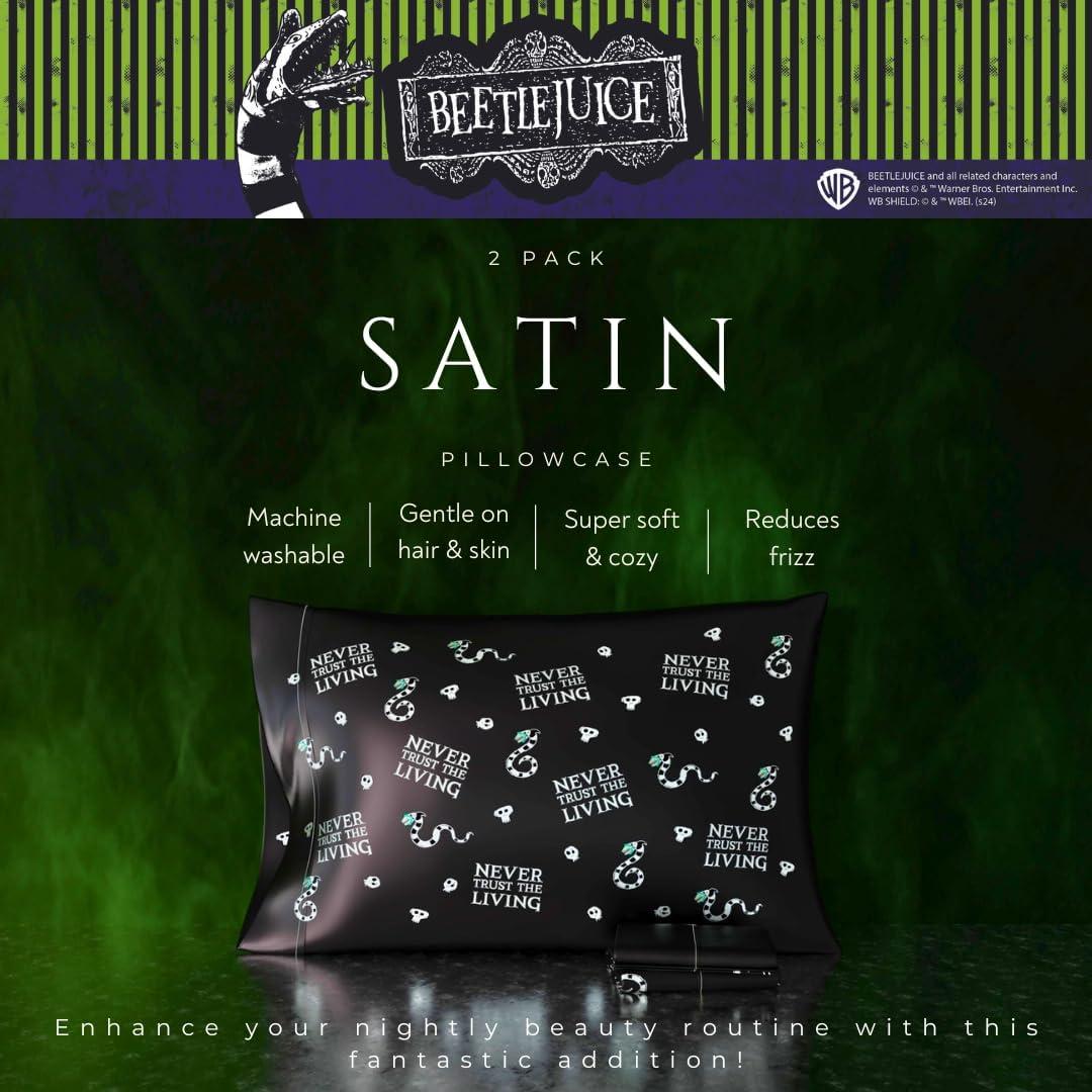 Funda de Almohada Satén Beetlejuice 50x76 cm Franco