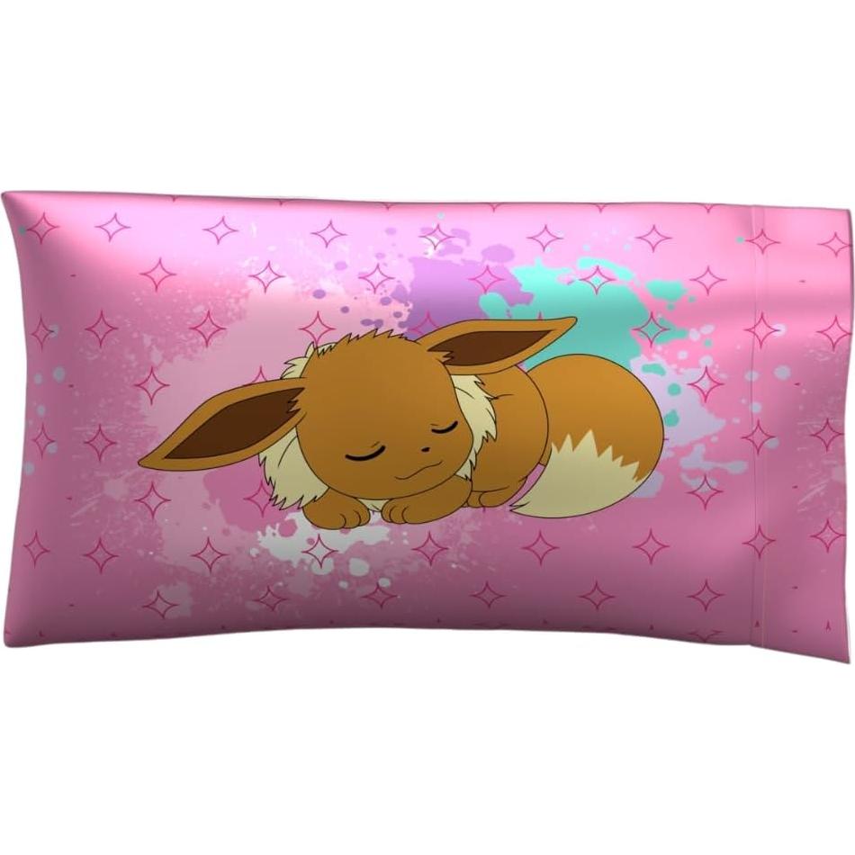 Funda de Almohada Satén Pokemon Chica Franco 50x76 cm