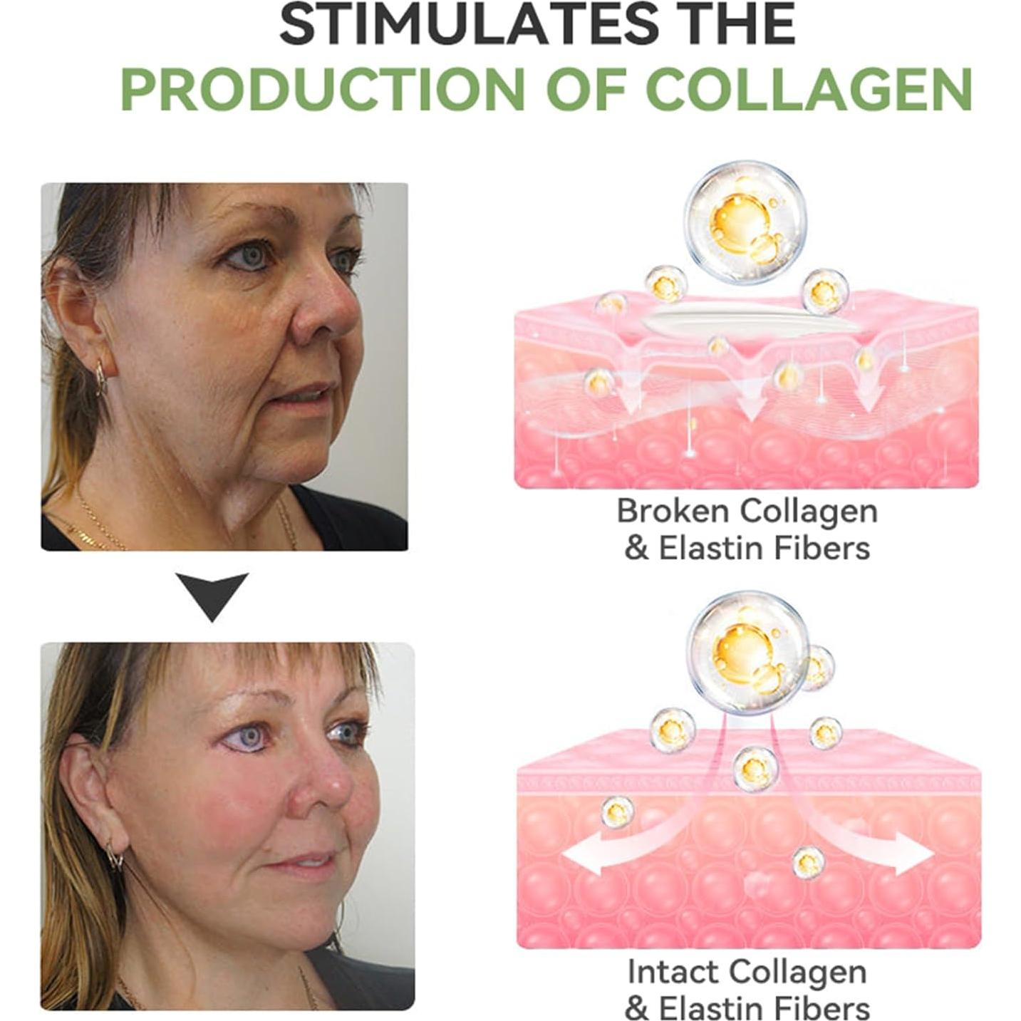 Crema Reafirmante de Colágeno Lujo STDEI - Hidratante Corporal 2 Botellas