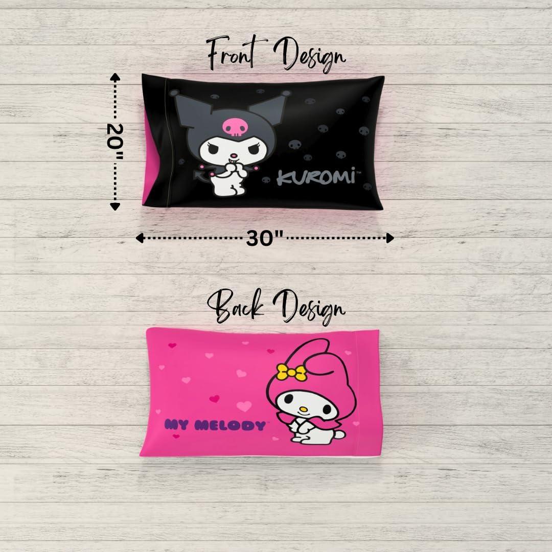 Funda de Almohada Reversible Franco Hello Kitty 50x76 cm