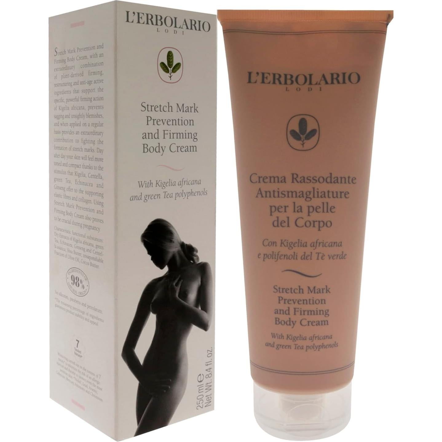 Crema Reafirmante L'Erbolario para Estrías 240 g - Manteca de Karité