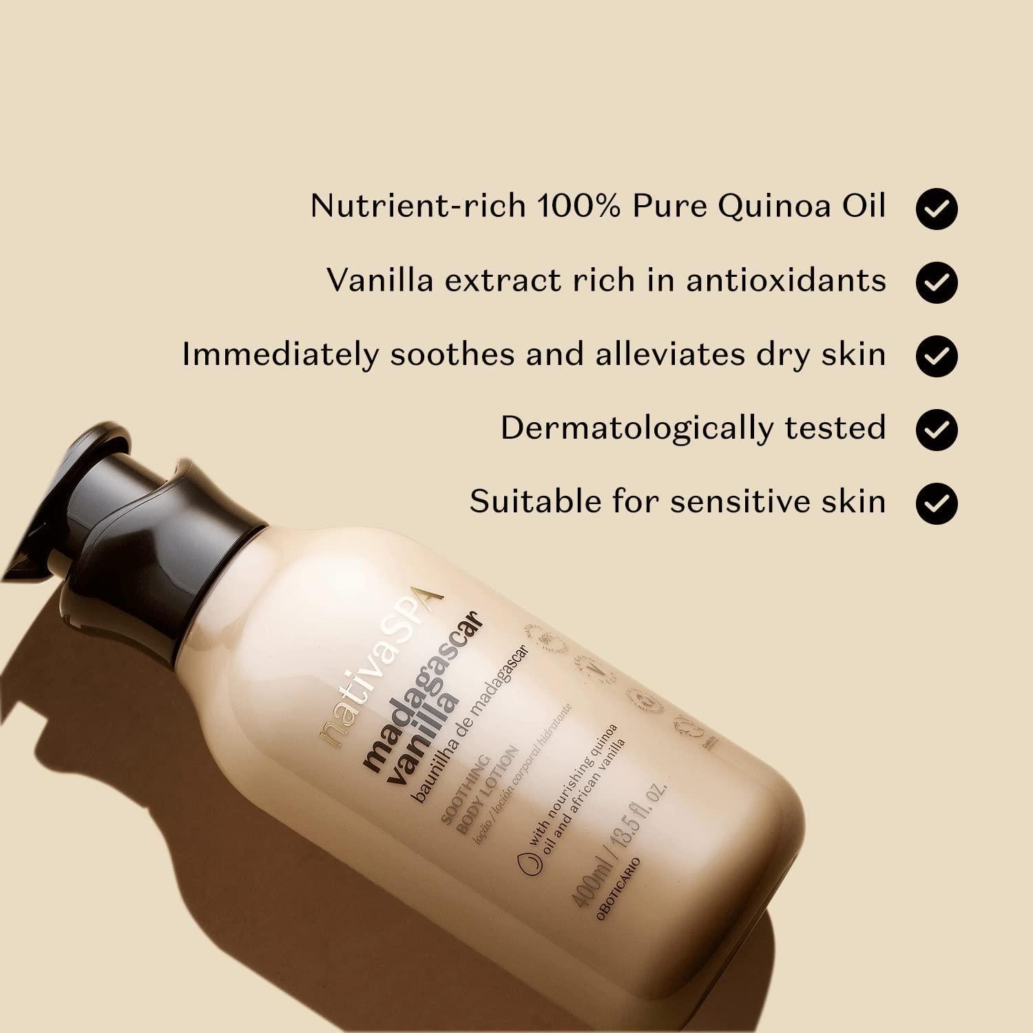 Nativa SPA Aceite y Loción Corporal Calmante Vainilla 400ml + 250ml