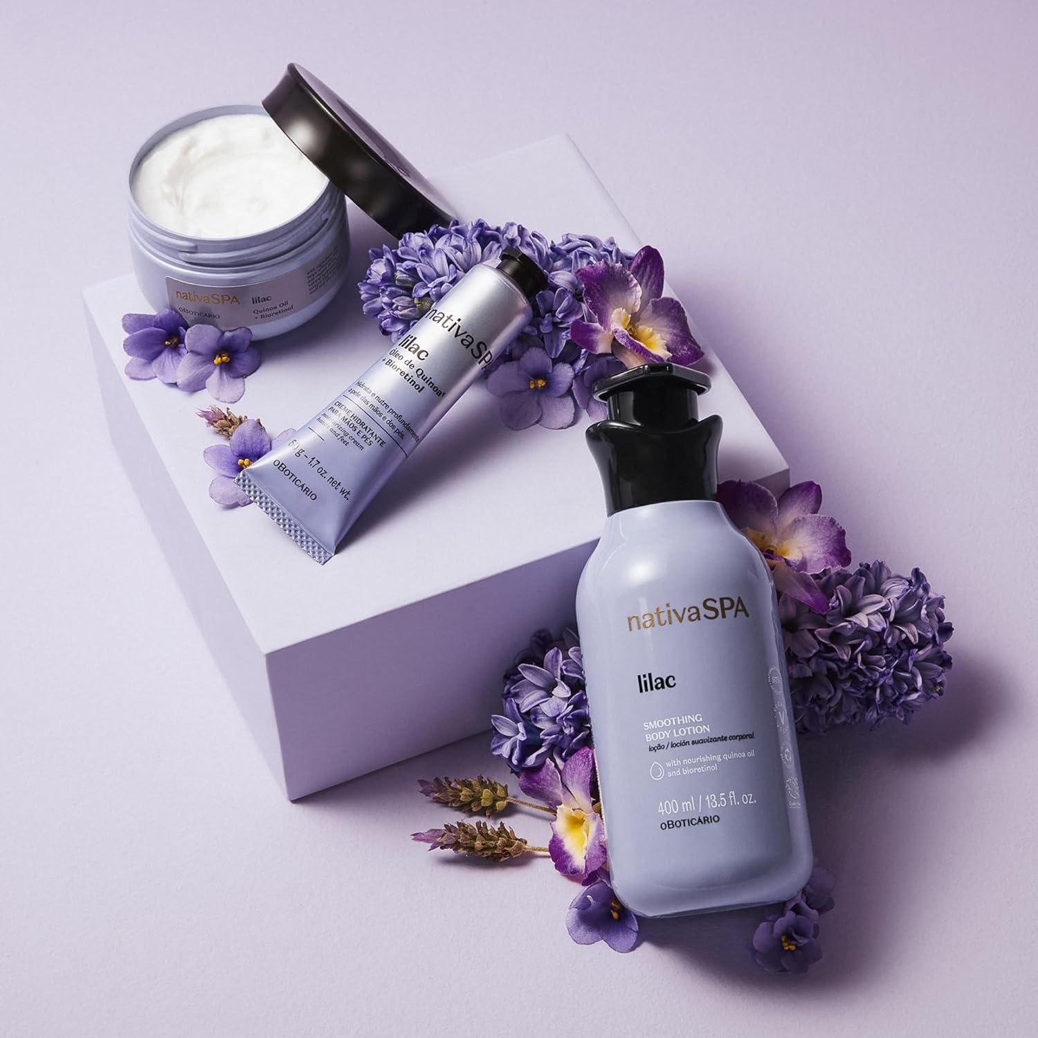 Nativa SPA Lila Paquete Suavizante: Loción 400ml + Crema 50ml