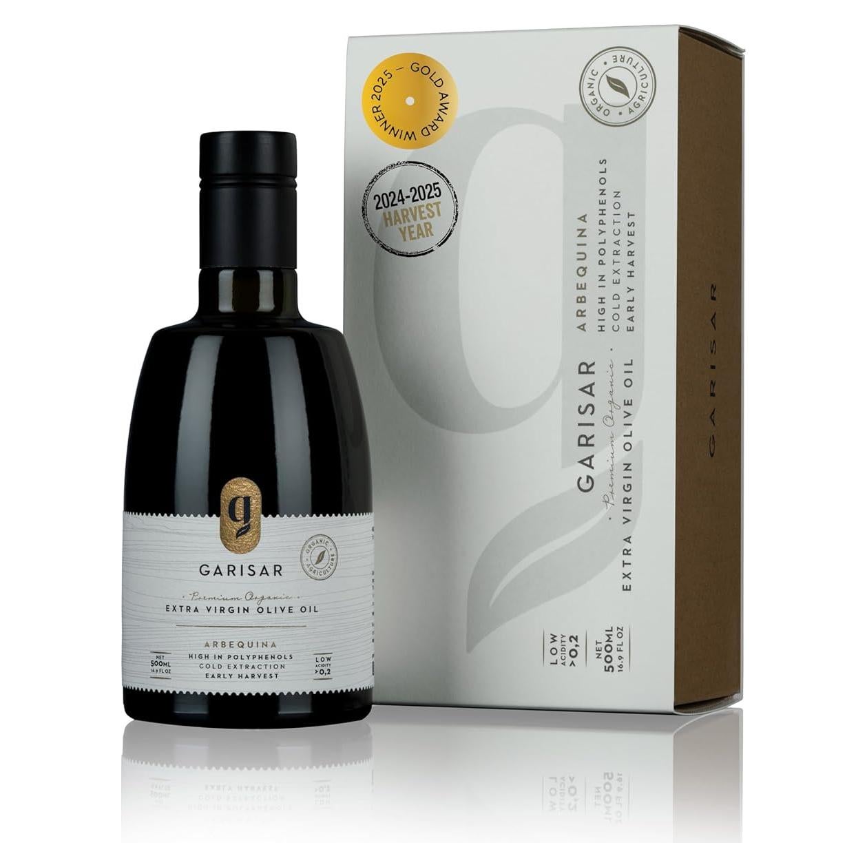 Aceite de Oliva Extra Virgen Garisar 100% Arbequina 2L