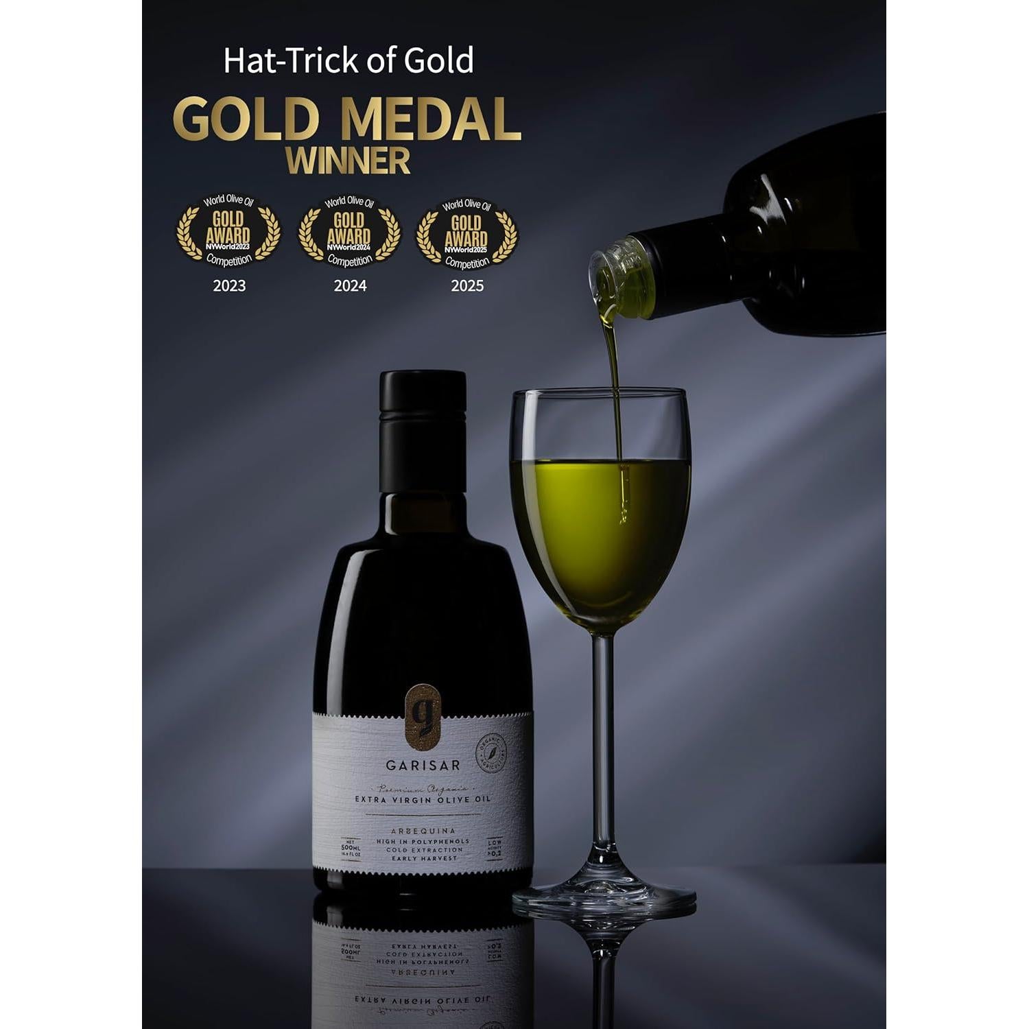 Aceite de Oliva Extra Virgen Garisar 100% Arbequina 2L