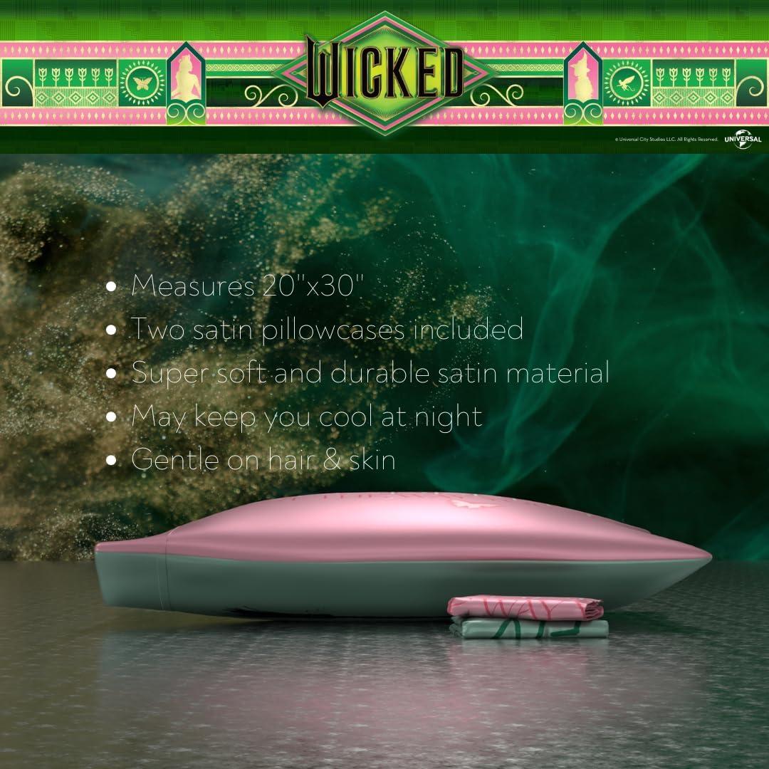 Funda de Almohada Satén Wicked Franco 2 Piezas 50x76 cm