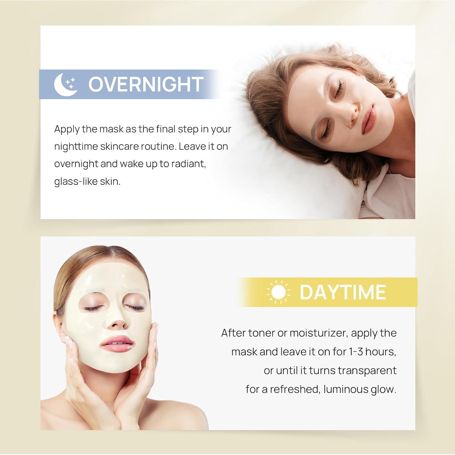 Mascarilla Facial de Colágeno Bleuvél 30g x 5ea Hidratante