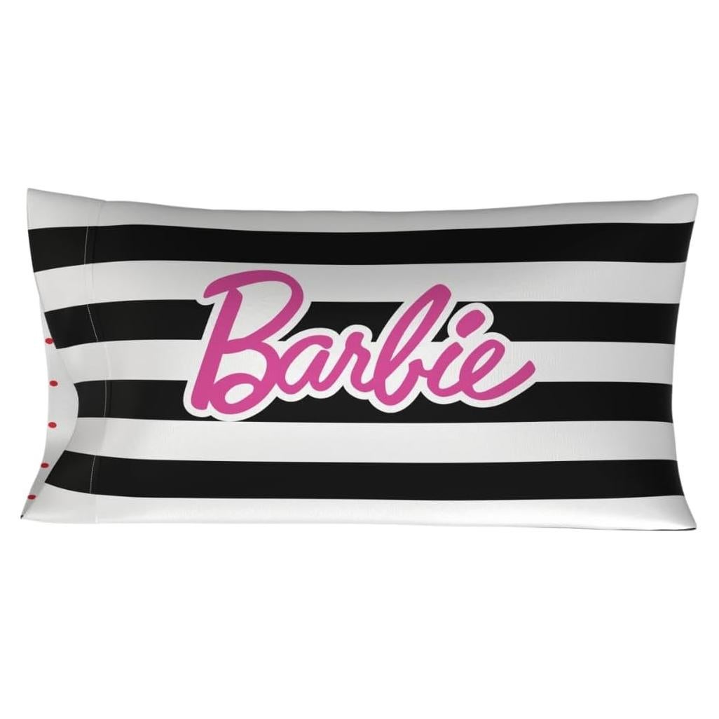 Funda de Almohada King Barbie Franco Satén 20x36 cm
