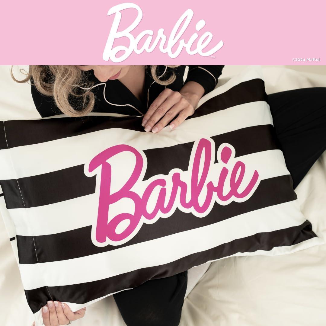 Funda de Almohada King Barbie Franco Satén 20x36 cm