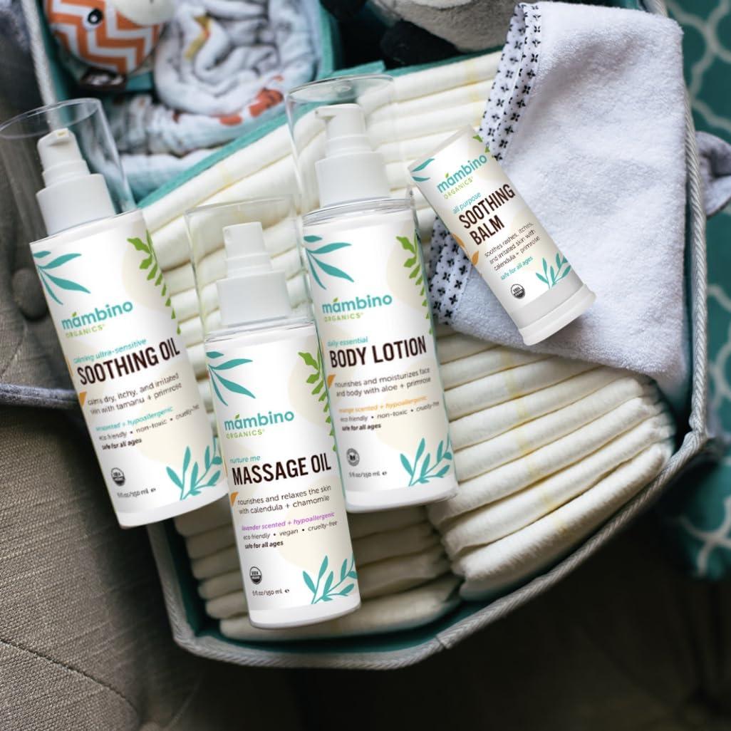 Bálsamo Calmante Multiusos Mambino Organics - Paquete de 3