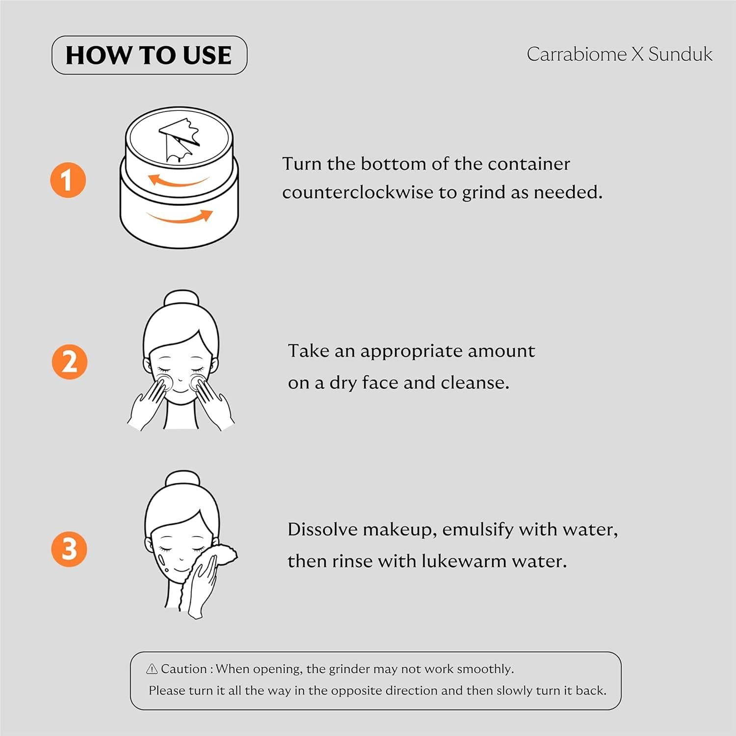 Bálsamo Limpiador Coreano SUNDUK JeJu 50ml - Hidratante y Suave