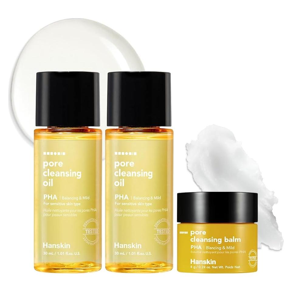 Set Mini Desmaquillante Hanskin PHA y AHA 30ml + 8g