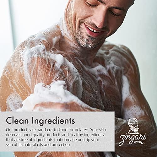Jabón de Baño Zingari Man Tradicionalista 113g - Limpiador Facial y Corporal