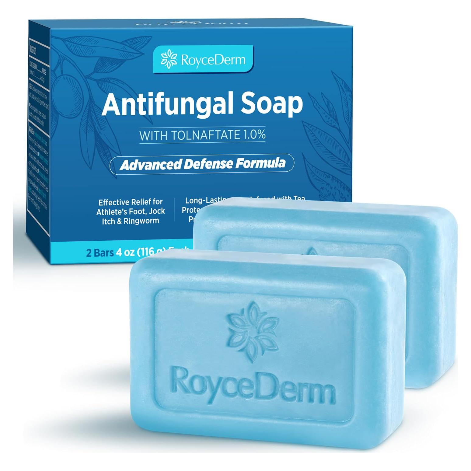 Jabón Antifúngico Roycederm con Aceite de Árbol de Té 258g