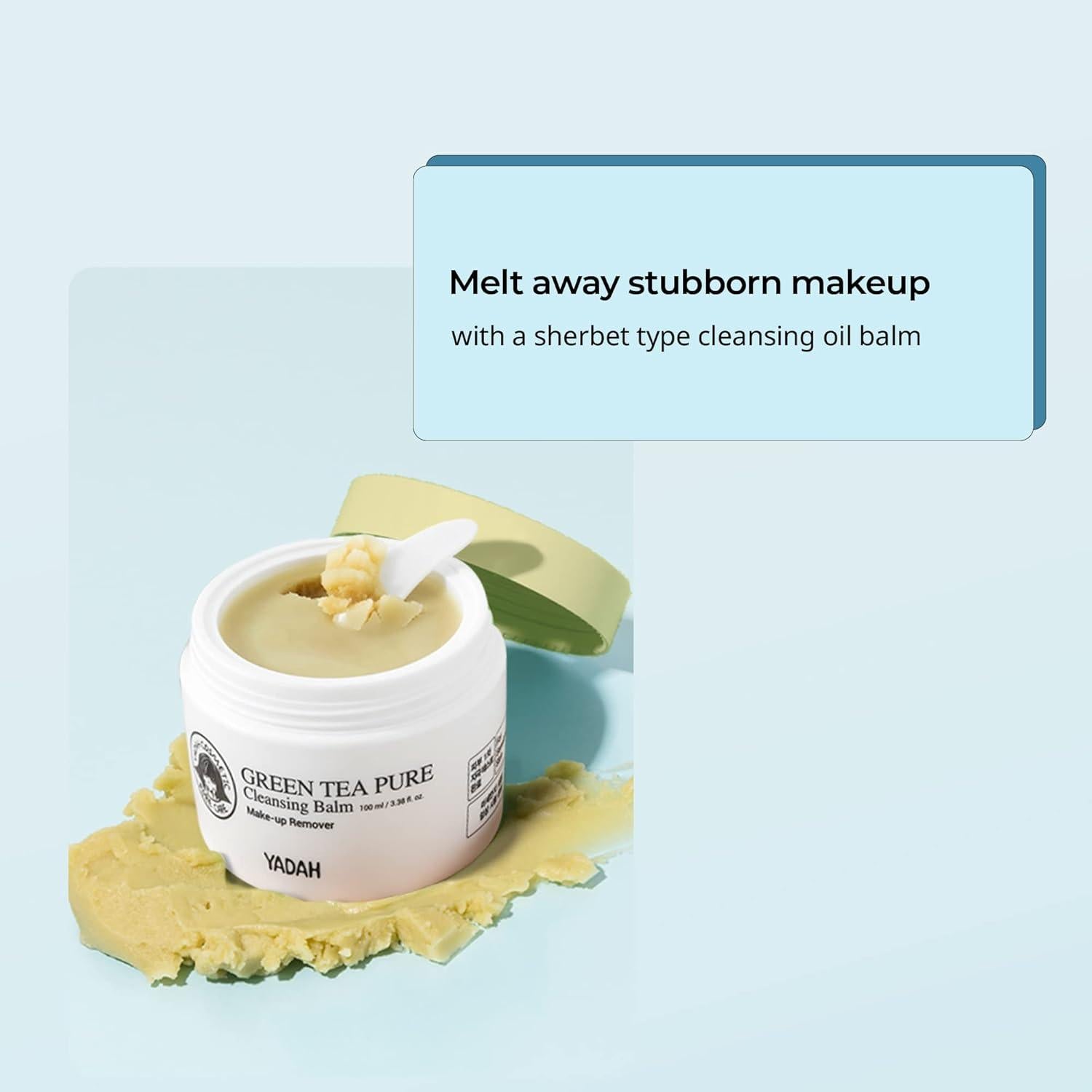 Bálsamo Limpiador de Té Verde YADAH 100g - Suave y Eficaz