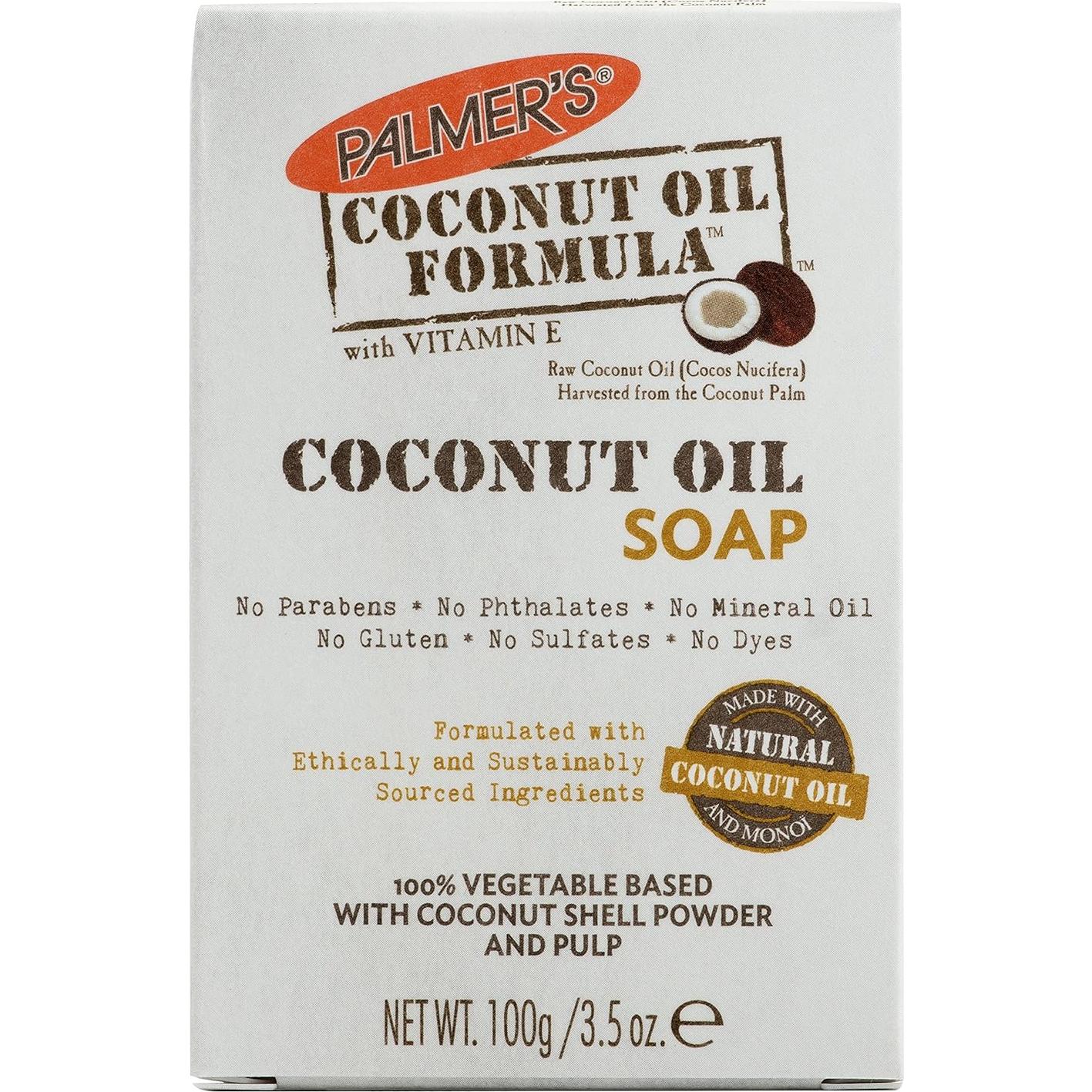 Jabón en Barra Palmer's Aceite de Coco 99.22 g Hidratante