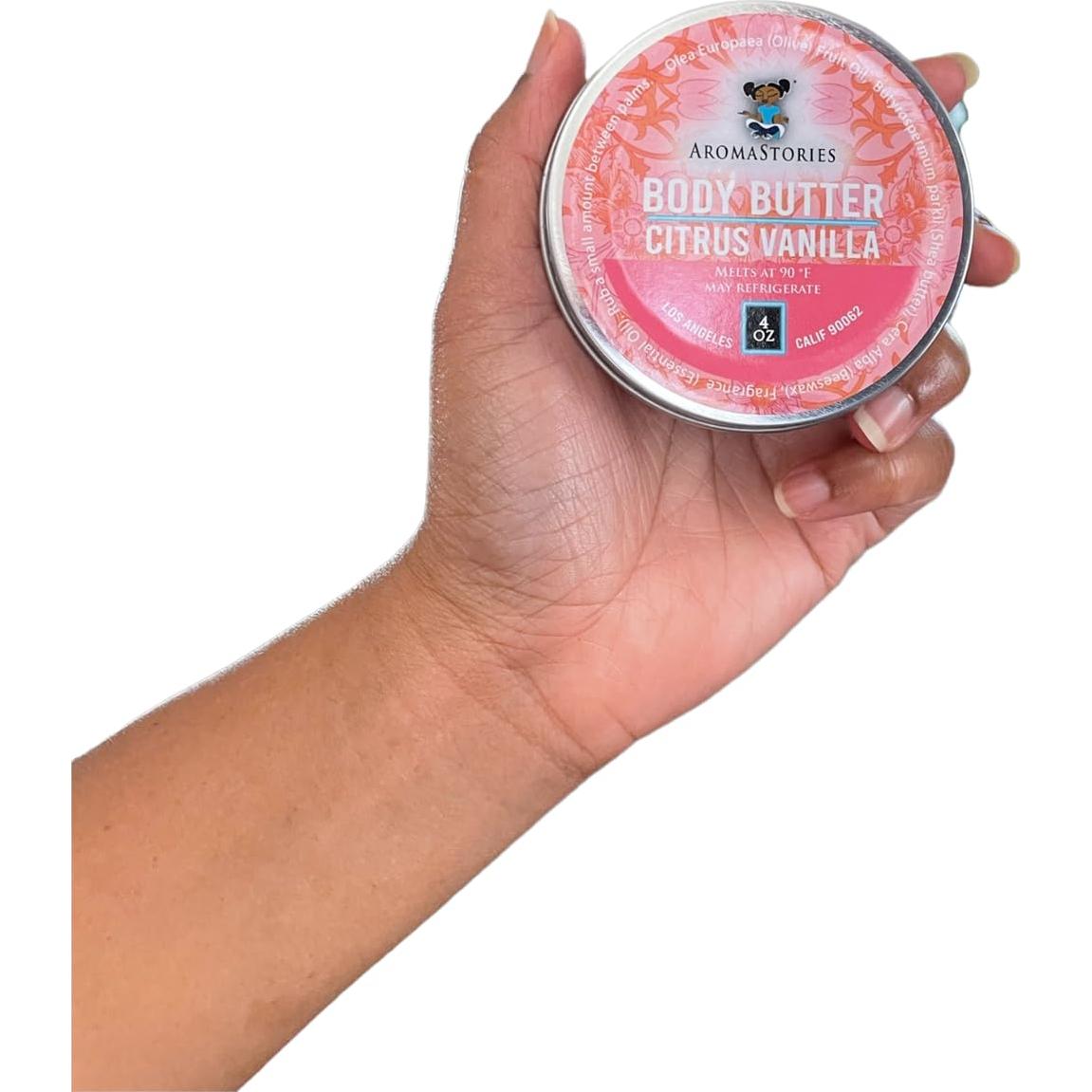 Manteca Corporal Aromastories Vainilla Cítrica 154 g Hidratante