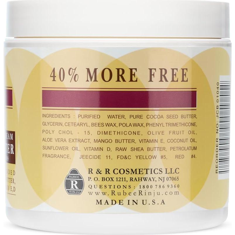 Crema Corporal 3-en-1 Rinju de Manteca de Cacao 340 g