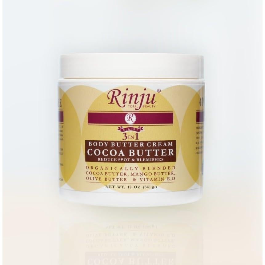 Crema Corporal 3-en-1 Rinju de Manteca de Cacao 340 g