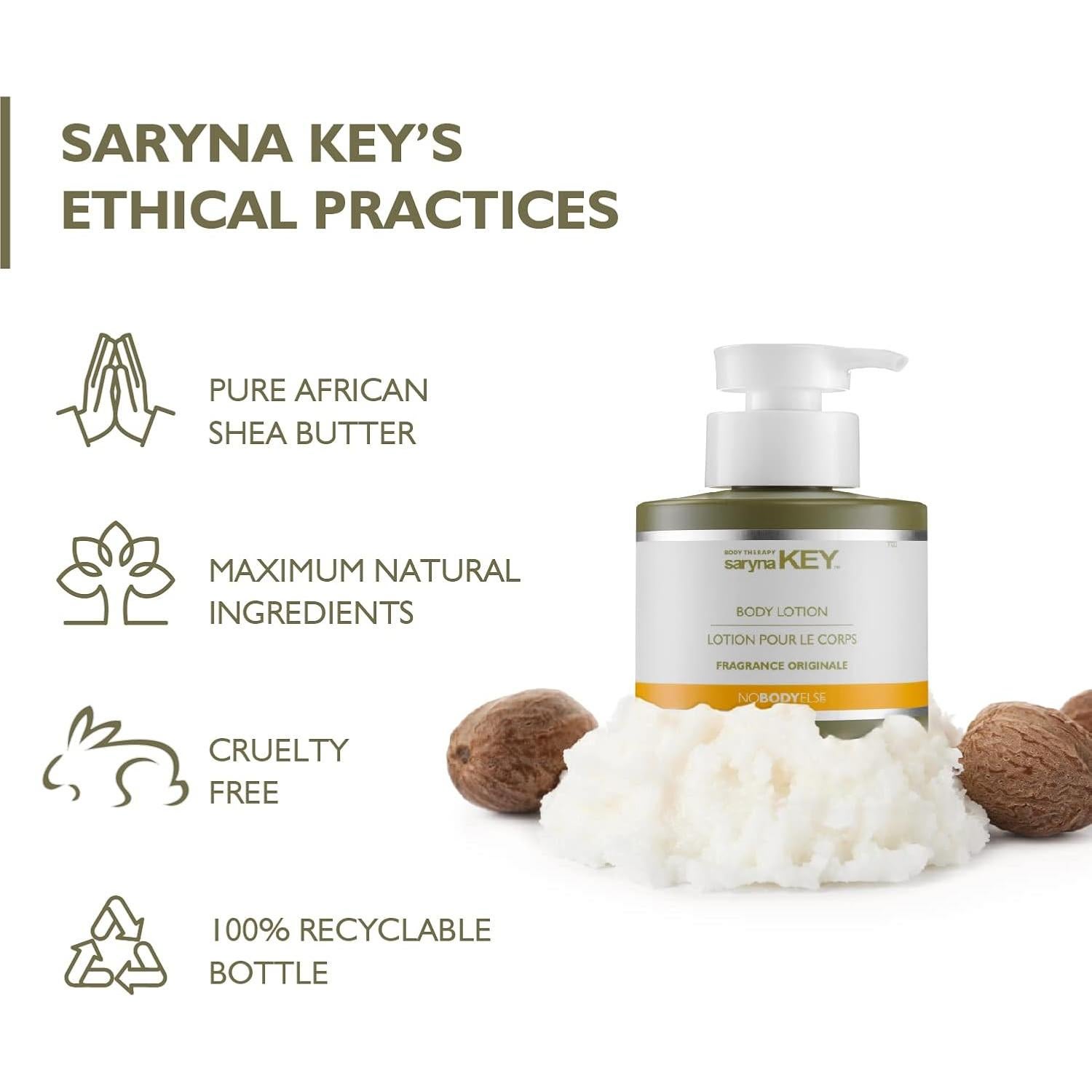Loción Corporal Saryna Key 272g - Manteca de Karité y Aceites